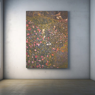 Gustav Klimt Flower Painting